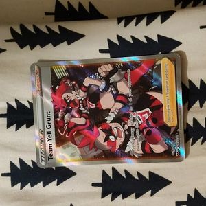 Pokemon team yell grunt